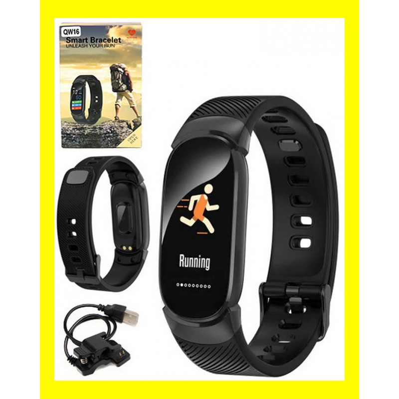 Смарт-часы Smart Bracelet Unleach Your Run QW16 (давление, пульс, шаги и т.д.)