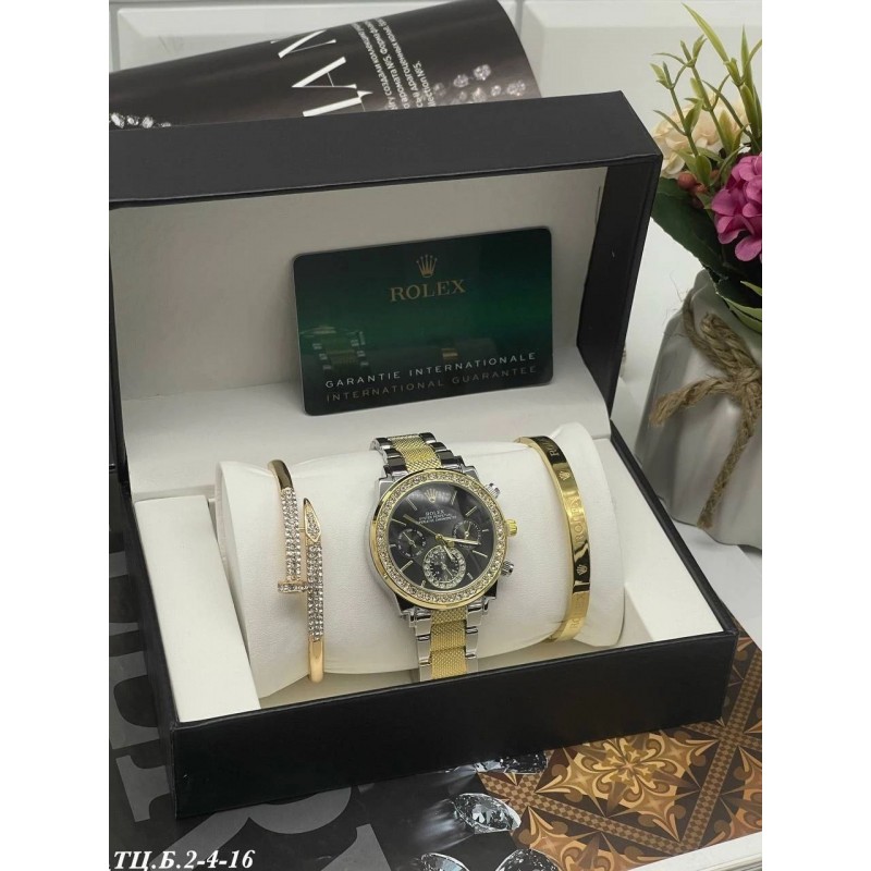 Женские часы ROLEX 100634 подарочный набор