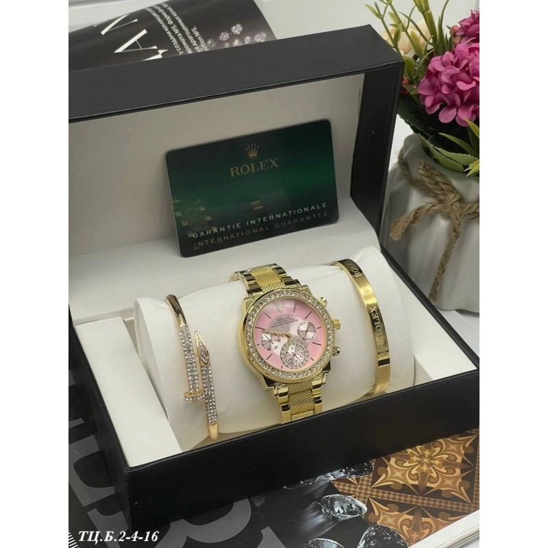 Женские часы ROLEX 100634 подарочный набор