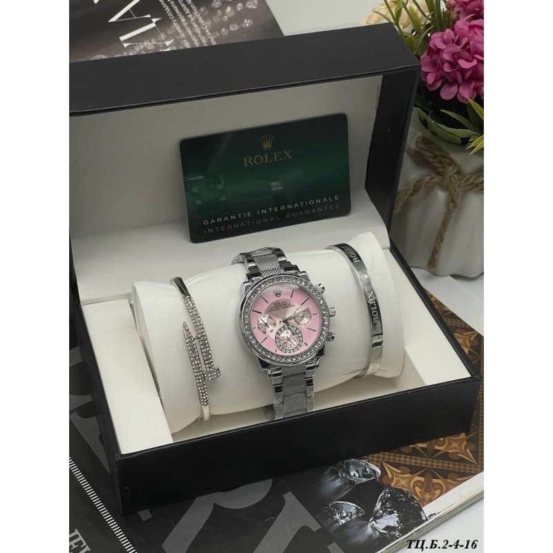 Женские часы ROLEX 100634 подарочный набор